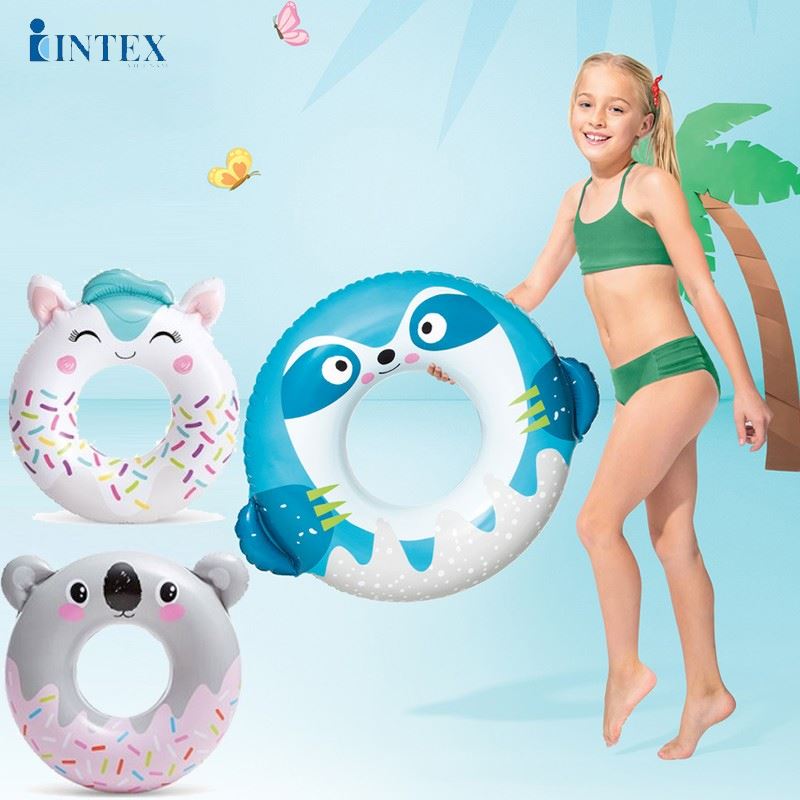 SCHWIMMREIFEN 84CM VERSCHIEDENE DESIGNS - INTEX