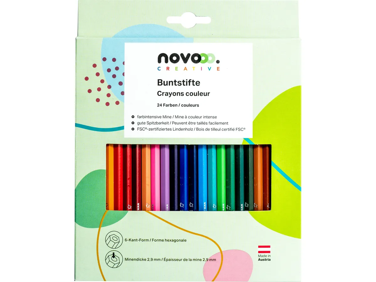 BUNTSTIFTE 24ER-PACK – NEUHEIT
