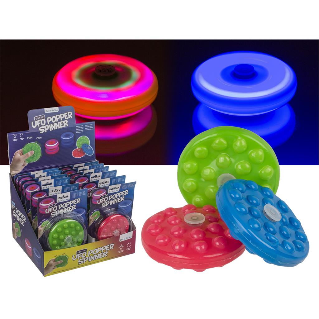 UFO POPPER SPINNER SORT. - OUT OF THE BLUE