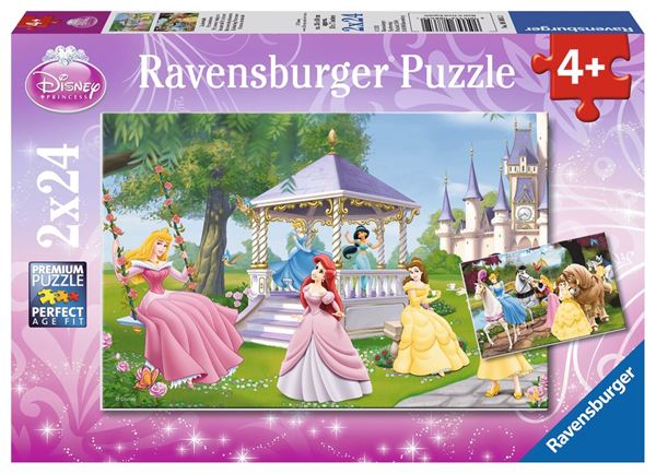 PUZZLE 2X24 PRINCIPESSE DISNEY - RAVENSBURGER