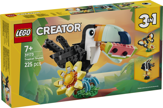 ANIMAUX SAUVAGES TOUCAN TROPICAL - CREATOR 31173 - LEGO