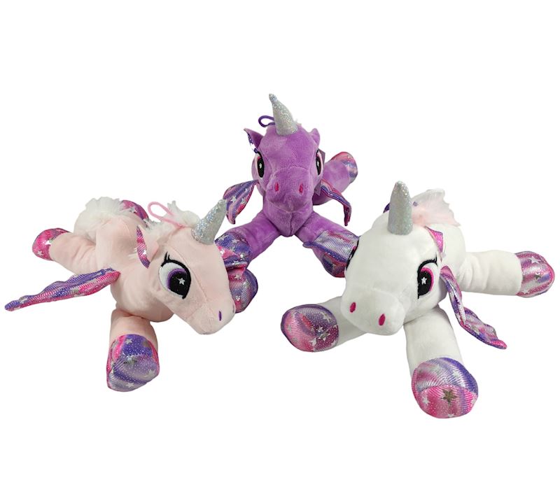 PELUCHES UNICORNI 28 CM ASS.