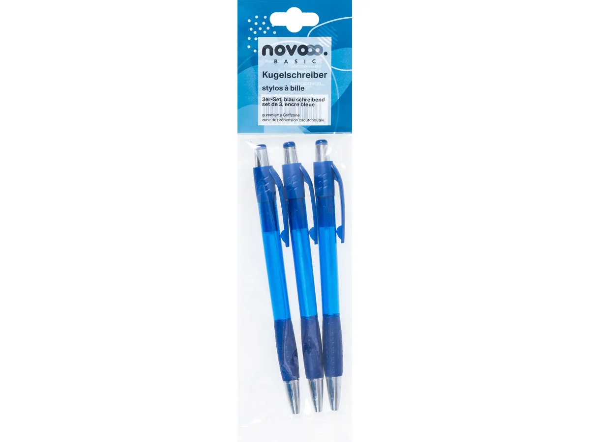 PENNE A SFERA BLU PACK DA 3 - NOVOOO