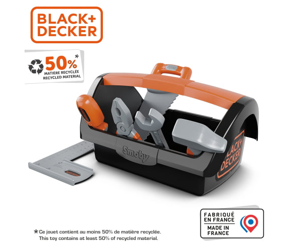 🟡 BLACK+DECKER WERKZEUGKASTEN - SMOBY - BESTSELLER