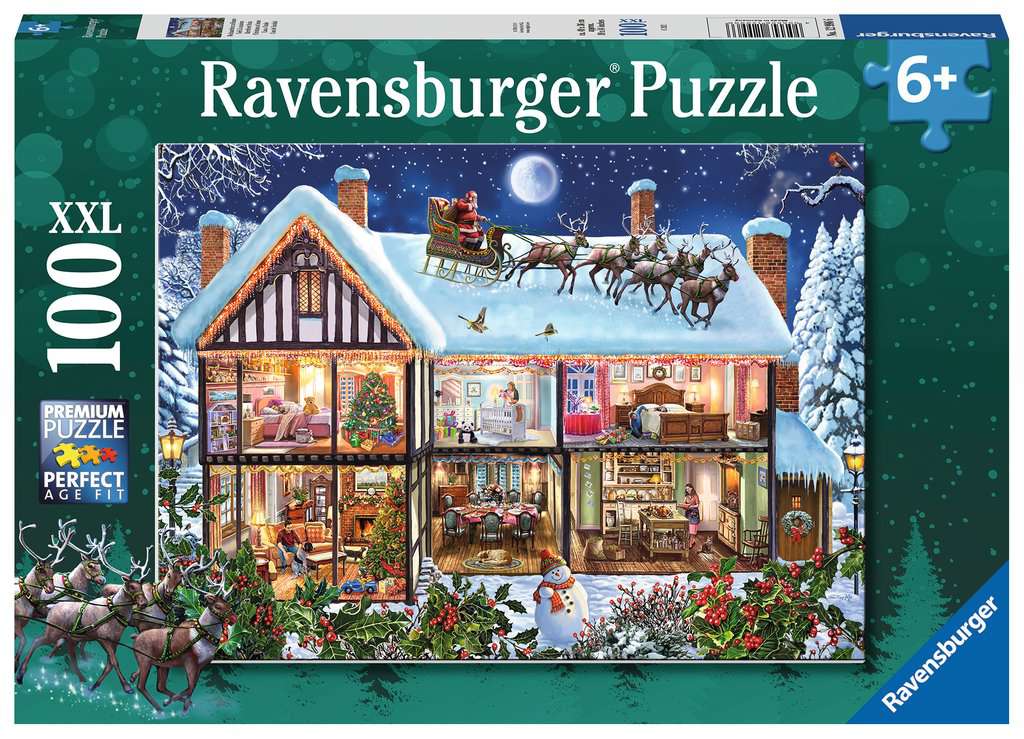PUZZLE 100T XXL VERSCHNEITES HAUS - RAVENSBURGER