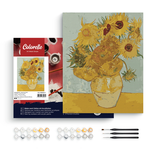 VAN GOGH SONNENBLUMEN - MALEN NACH ZAHLEN - COLORELLE