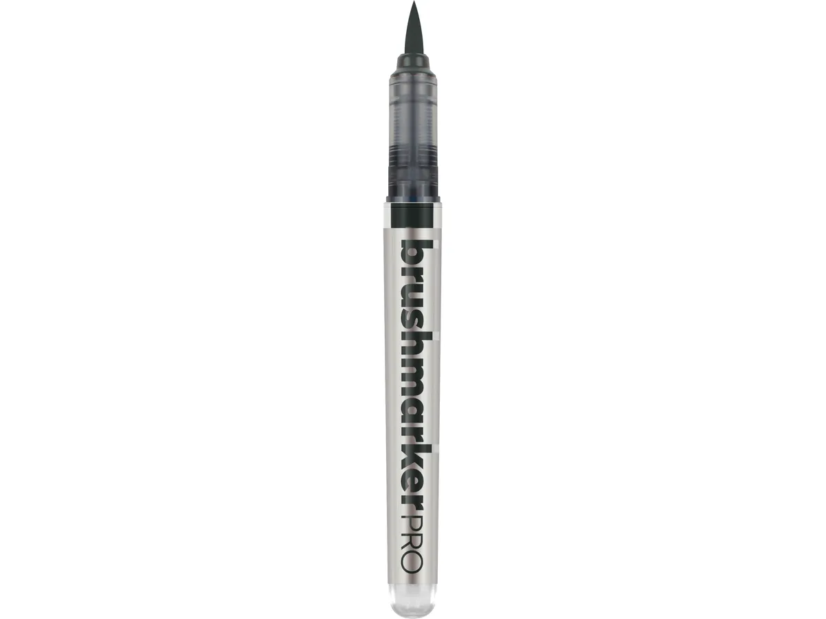 BRUSHMARKER SCHWARZOLIV - KARIN