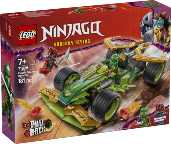 VOITURE DE COURSE PULL-BACK DE LLOYD - NINJAGO 71828 - LEGO