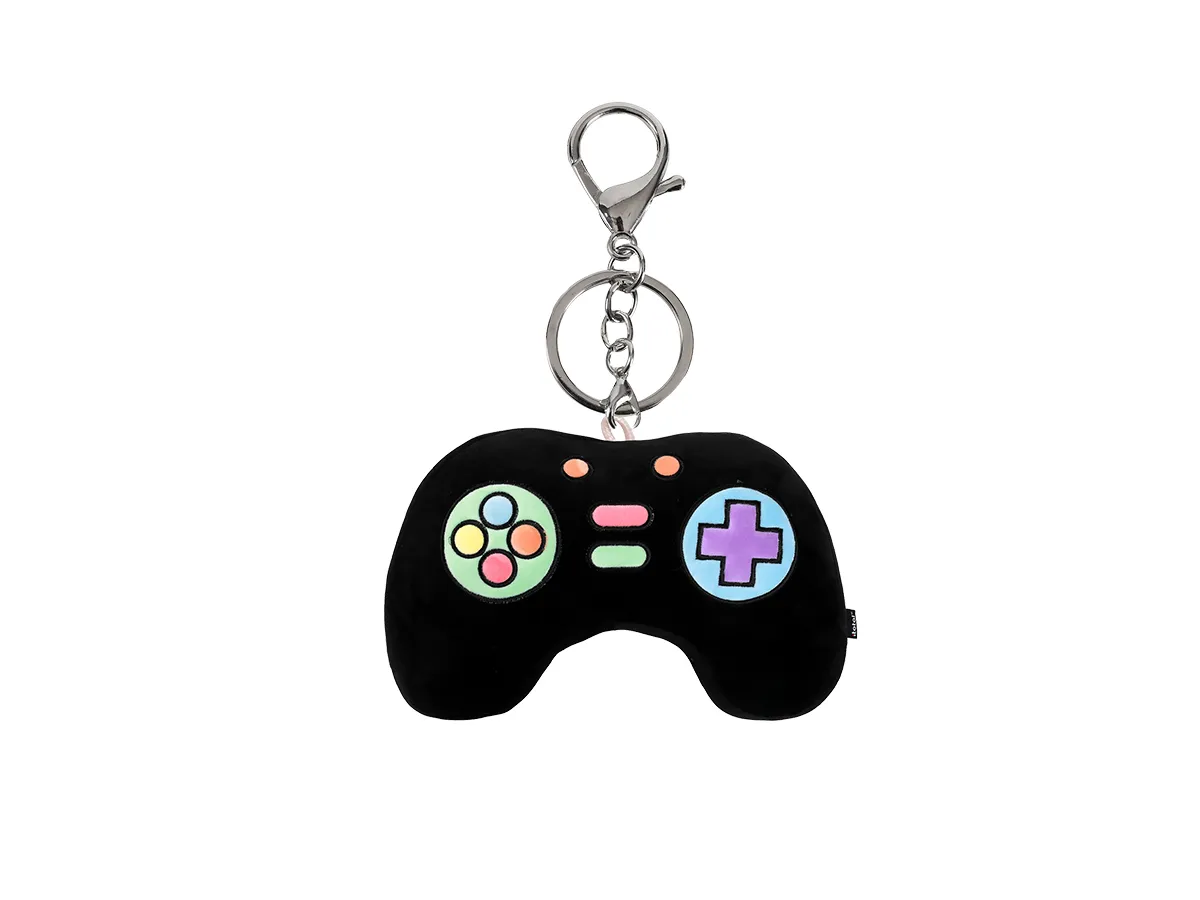 PORTE-CLĂS PELUCHE GAMEBOY NOIR - I-TOTAL