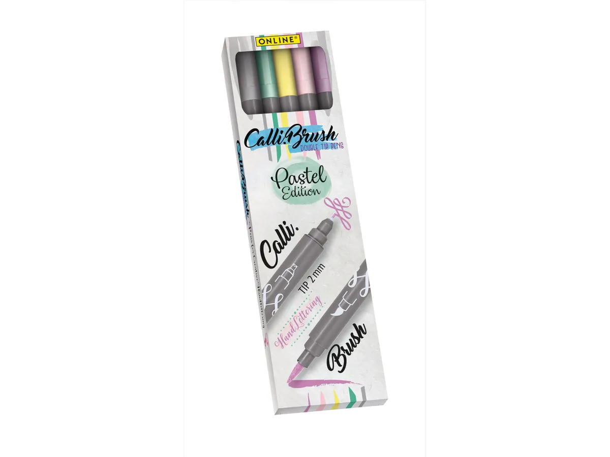 CALLI BRUSH DOUBLE POINTE LOT DE 5 - EN LIGNE