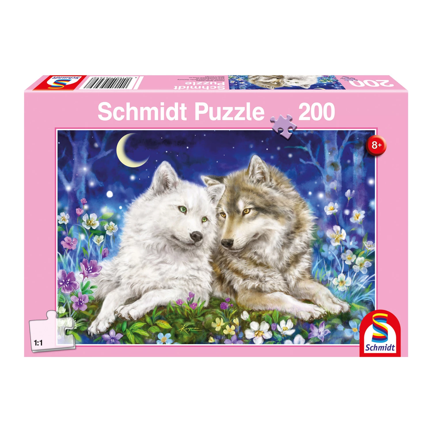 PUZZLE LES AMIS LOUPS 200 PIÈCES - SCHMIDT