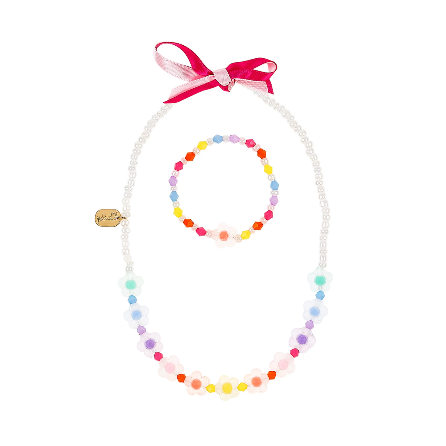 SCHMUCKSET HALSKETTE UND ARMBAND ANIC FLOWERS - SOUZA