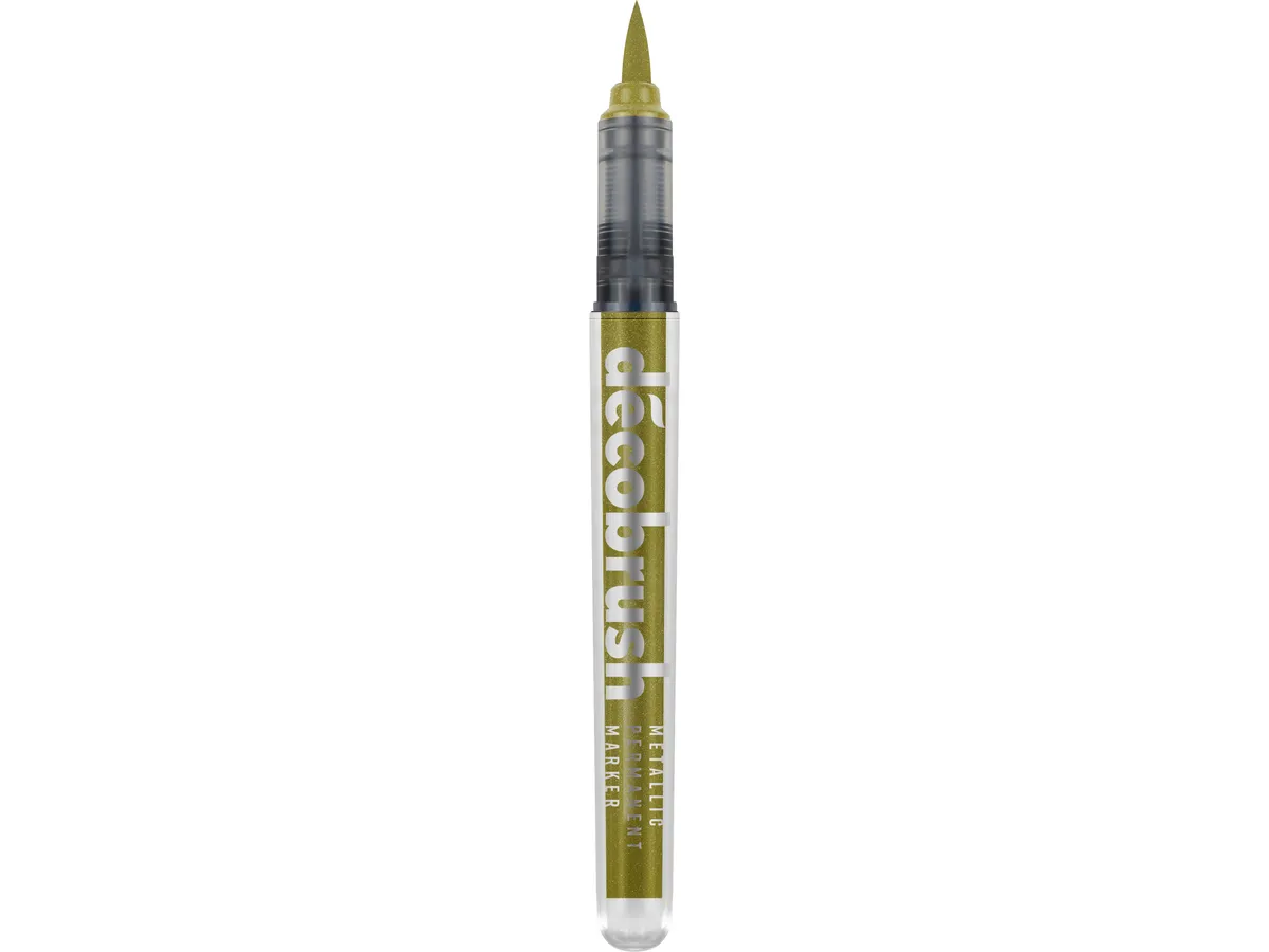 DECO BRUSH METALLIC GOLD STIFT - KARIN