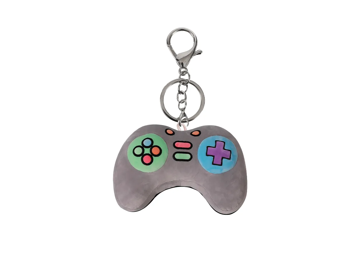 PORTACHIAVI PELUCHES GAMEBOY GRIGIO - I-TOTAL
