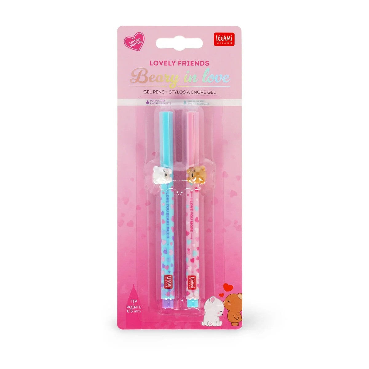 LOT DE 2 STYLOS GEL - LEGAMI