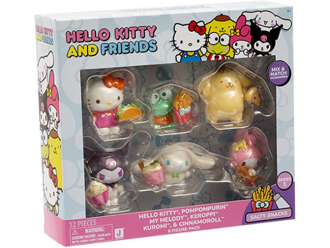 6 FIGUREN-SET - HELLO KITTY - GIOCHI PREZIOSI