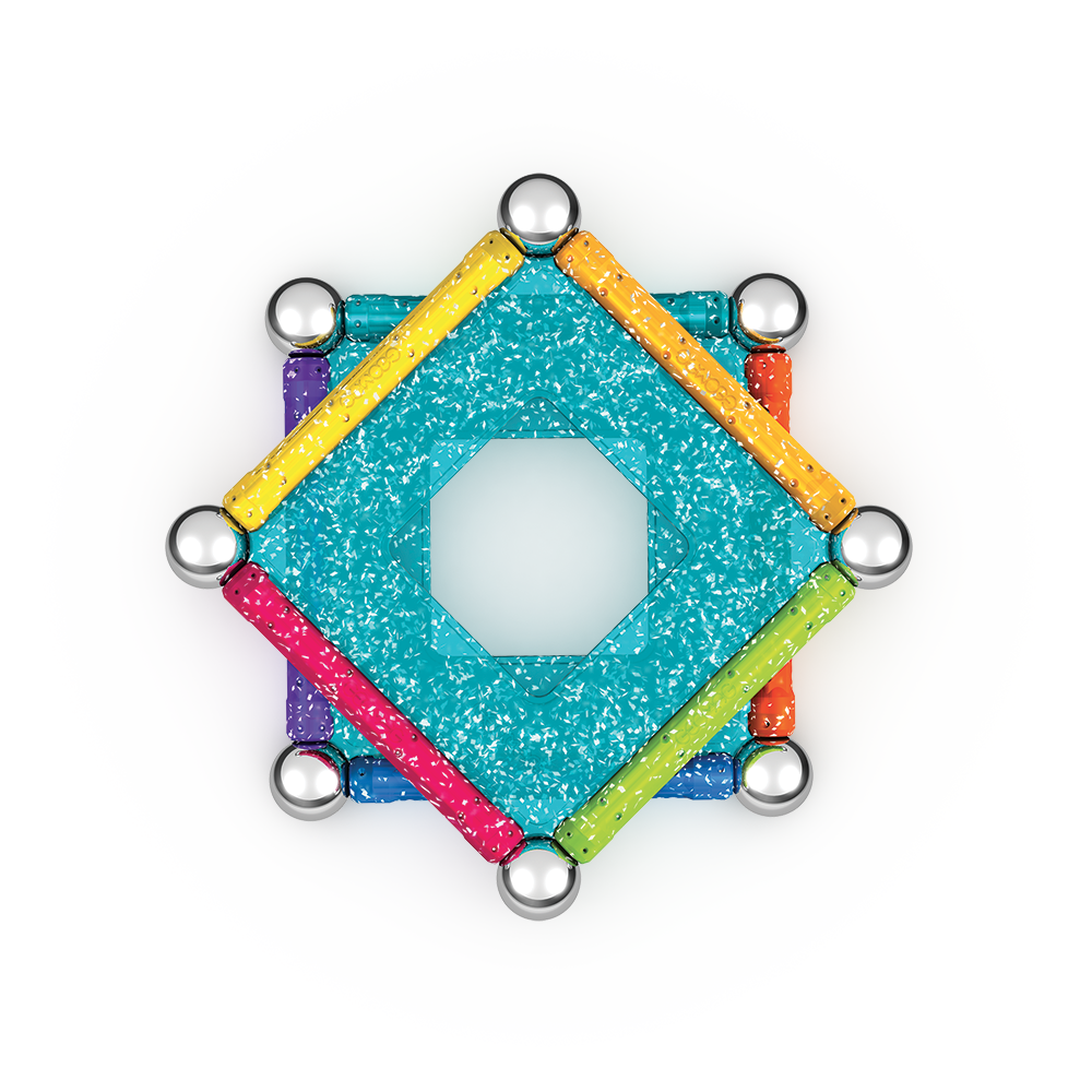 534 GLITTER RECYCELTE ELEMENTE 22 - GEOMAGWORLD