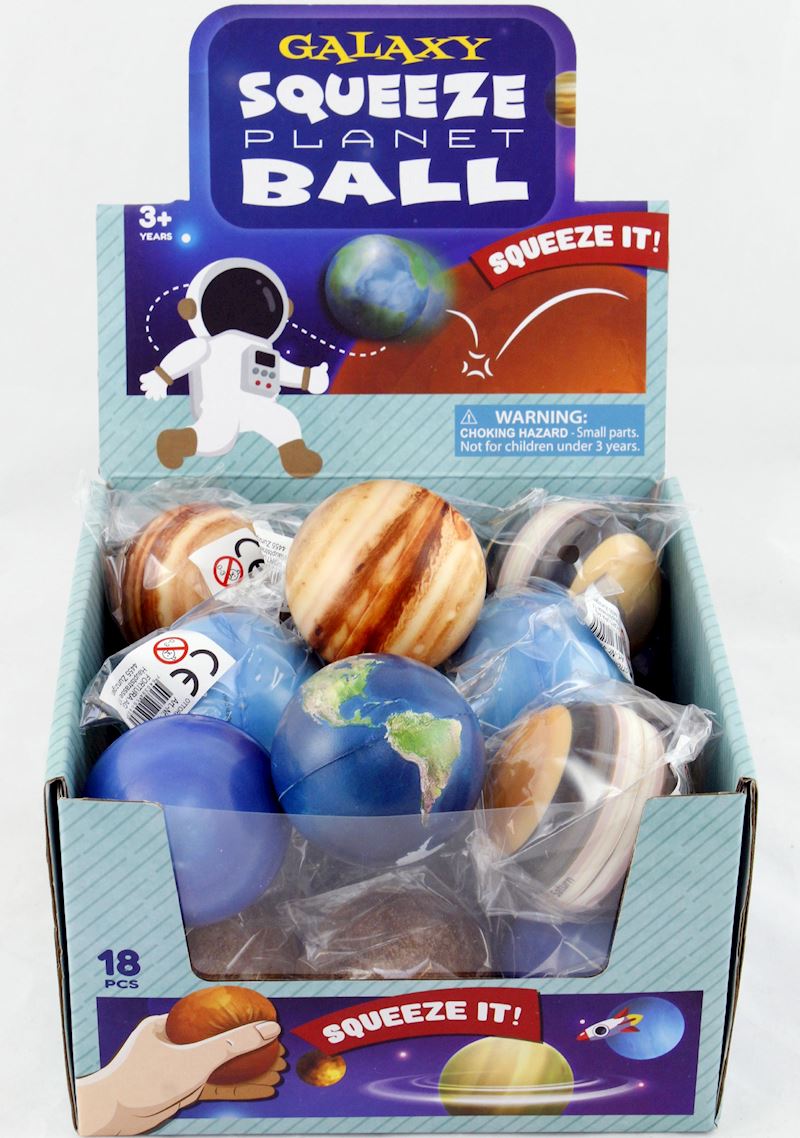 SQUEEZE PLANET BALL SORTIERT