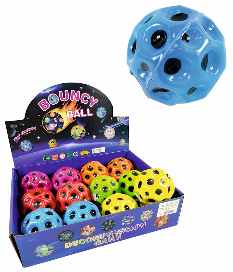 Hüpfender Gummiball