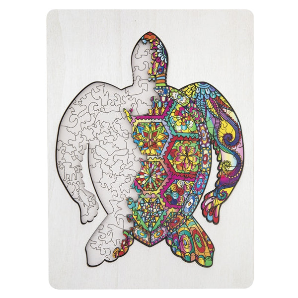 HOLZPUZZLE SCHILDKRÖTE - 130 TEILE