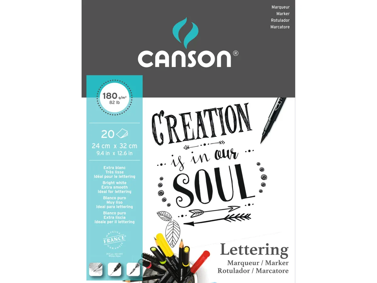 BLOCCO PER LETTERING DA 20 FOGLI - CANSON