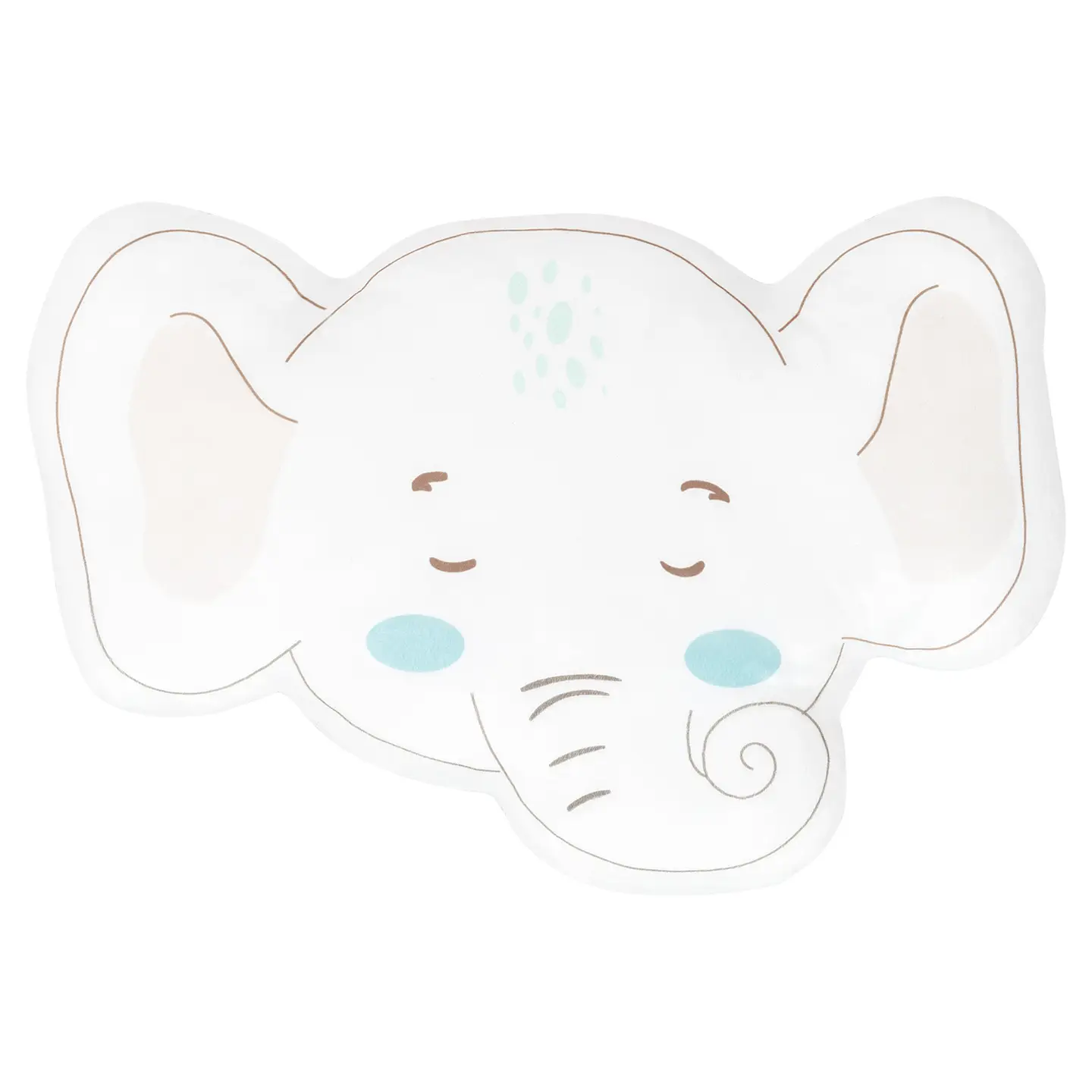 PLÜSCHKISSEN ELEPHANT TIME - KIKKABOO