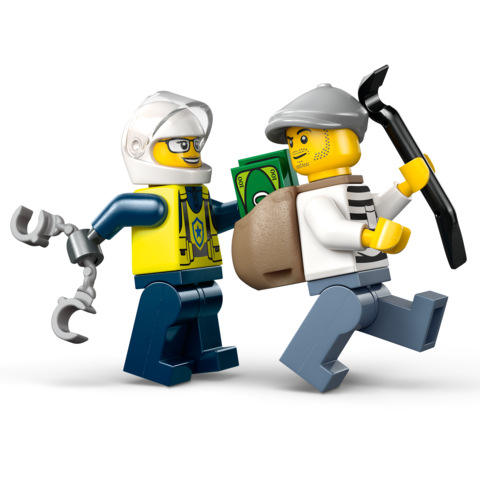 POURSUITE EN MOTO DE LA POLICE - CITY POLICE 60455 - LEGO