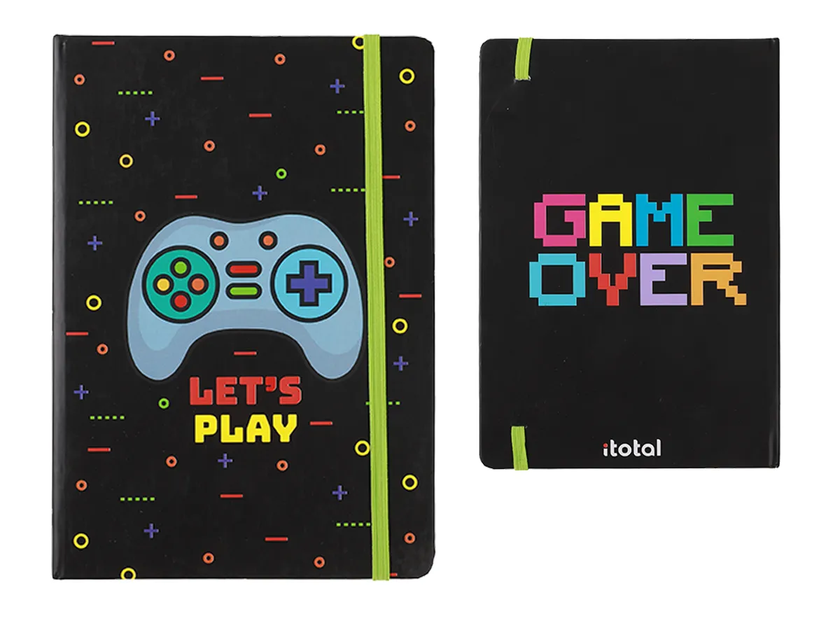 TACCUINO NERO GAME BOY - I-TOTAL