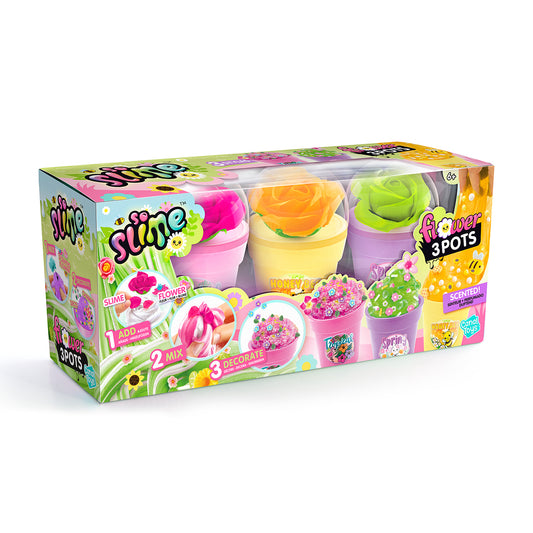 SLIME FLOWER PACK – KREATIVES BLUMEN-SLIME-SET – CANAL TOYS