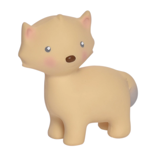 BEISSFIGUR FUCHS AUS NATURKAUTSCHUK - TIKIRI