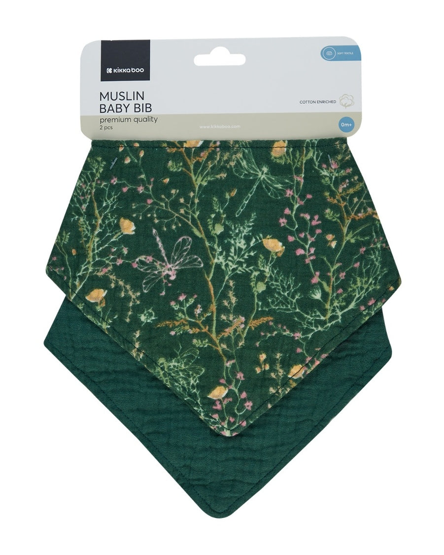 MULLTUCH-LATZ-SET – GREEN SECRET GARDEN – KIKKABOO