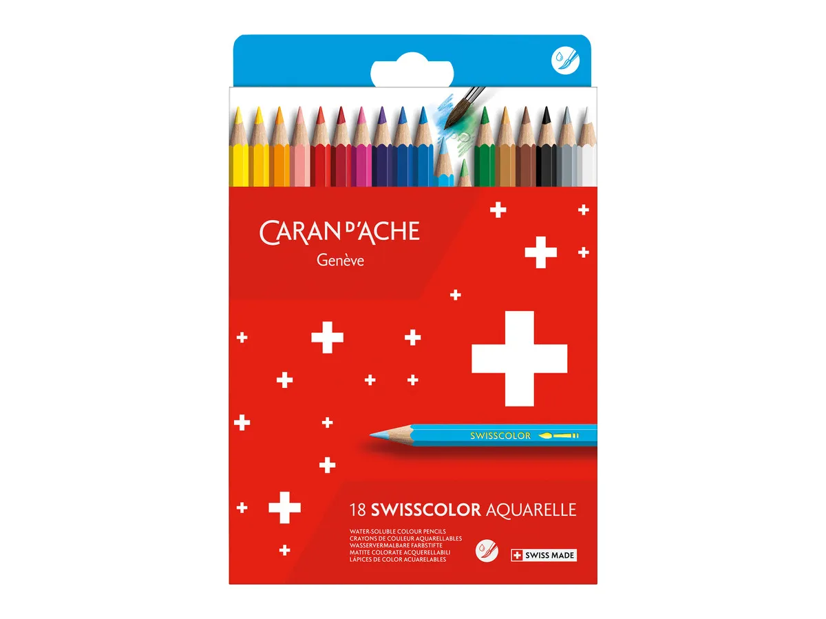 MATITE COLORATE PACK DA 18 - CARAN D'ACHE