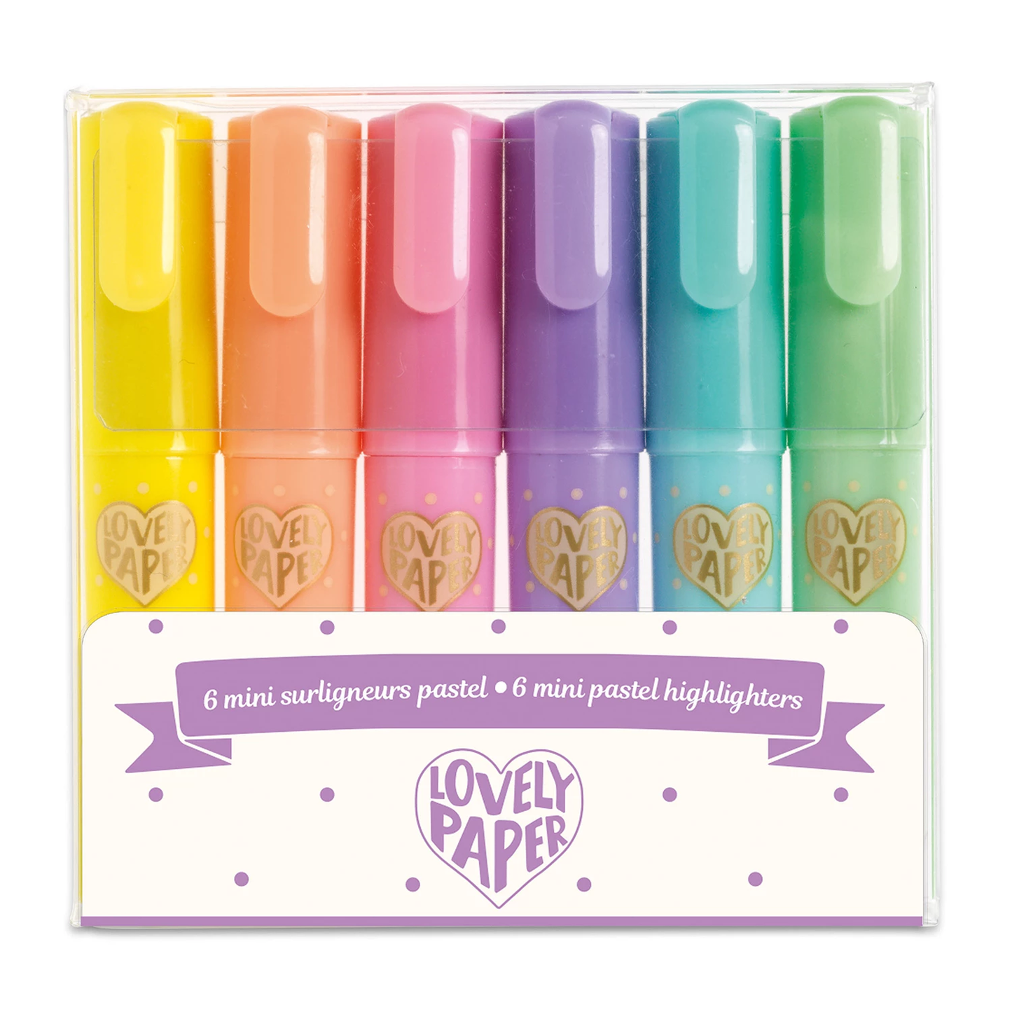 6 SURILGNEURS PASTEL - DJECO