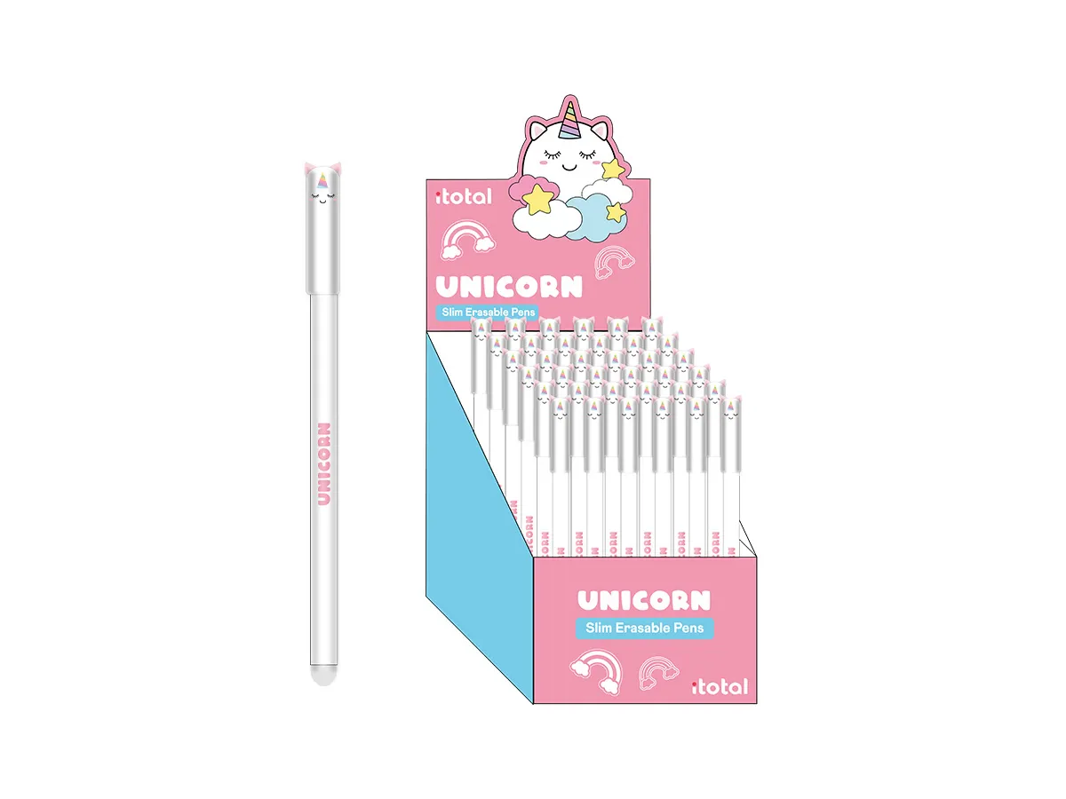 PENNA GEL UNICORN BLU CANCELLABILE - I-TOTAL