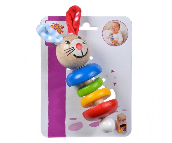 Hochet lapin en bois - EICHHORN