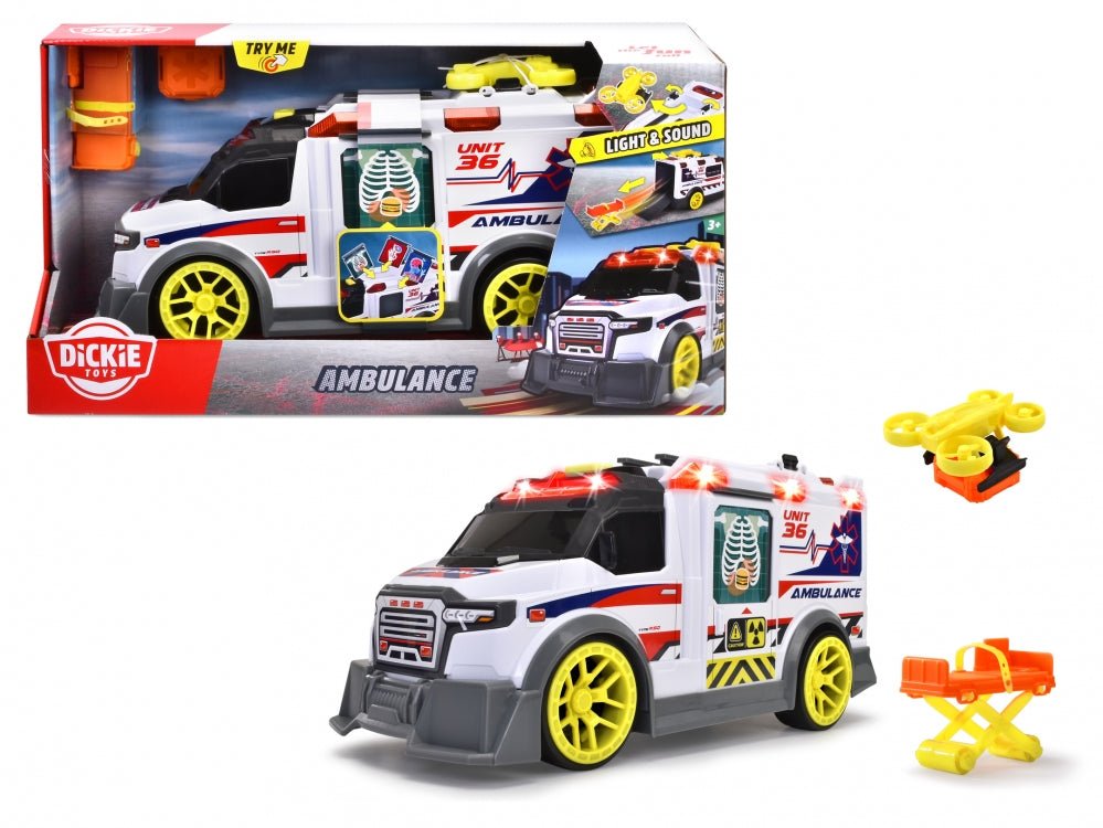 AMBULANCE 36 CM - DICKIE JOUETS