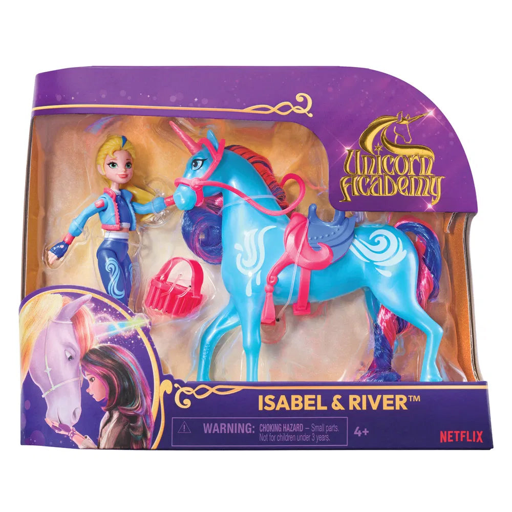 🟡 UNICORN ACADEMY EINHORN ISABEL & RIVER - SPINMASTER - BESTSELLER