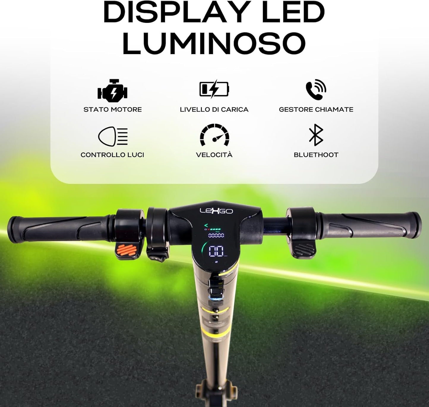 MONOPATTINO ELETTRICO R8X - LEXGO