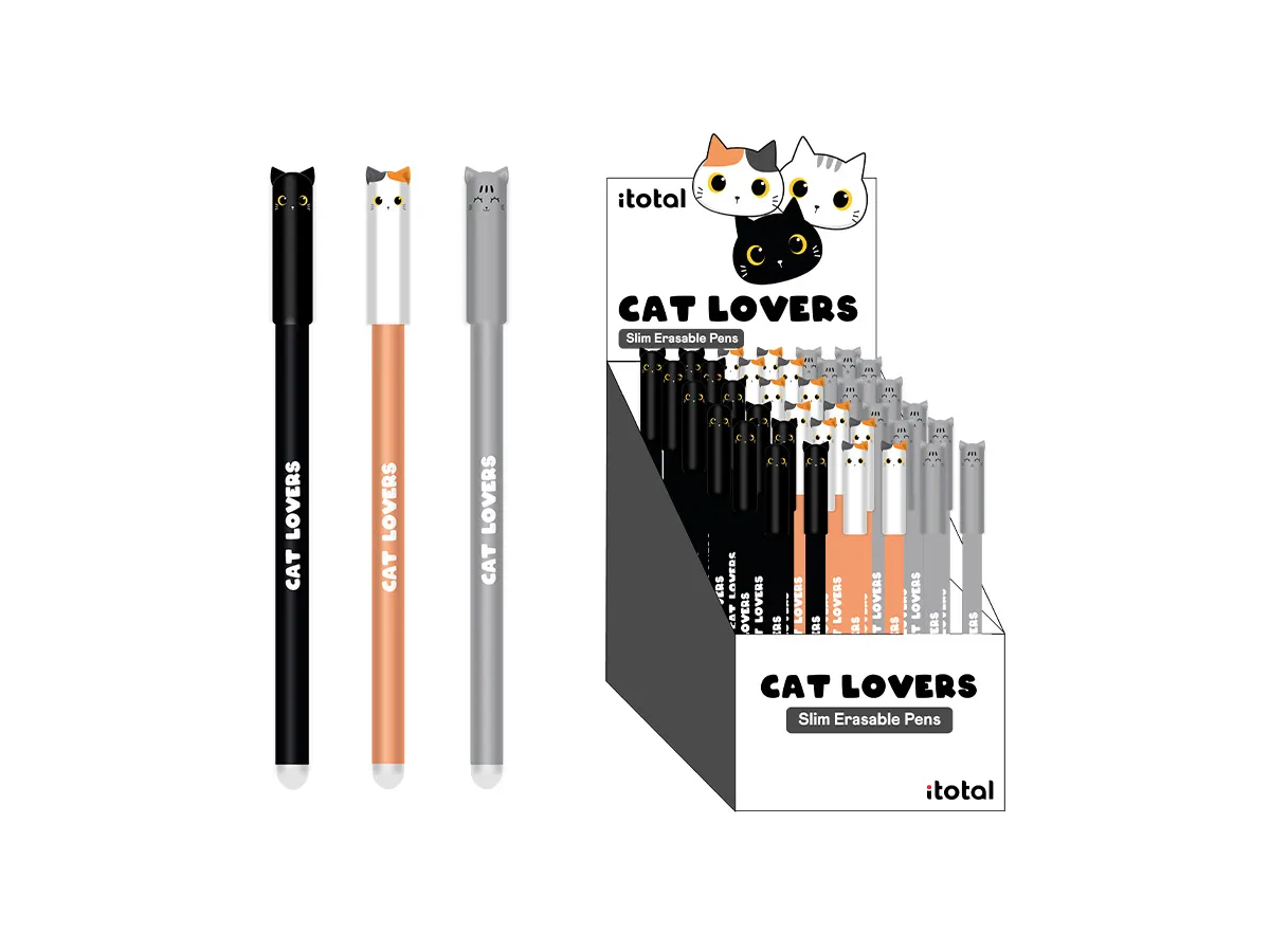 PENNA GEL BLU CAT CANCELLABILE COLORI ASS. - I-TOTAL