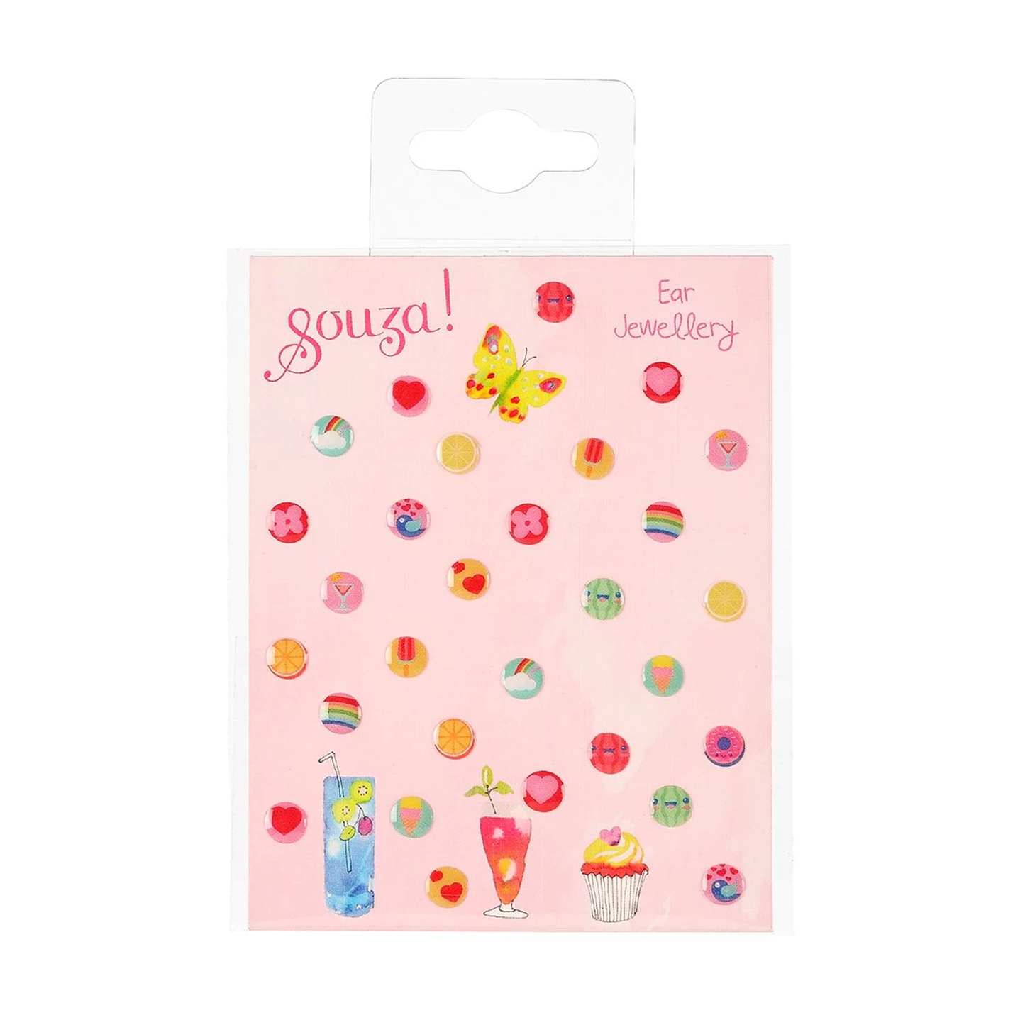 OHRSTICKER OBST/SÜSSIGKEITEN - SOUZA