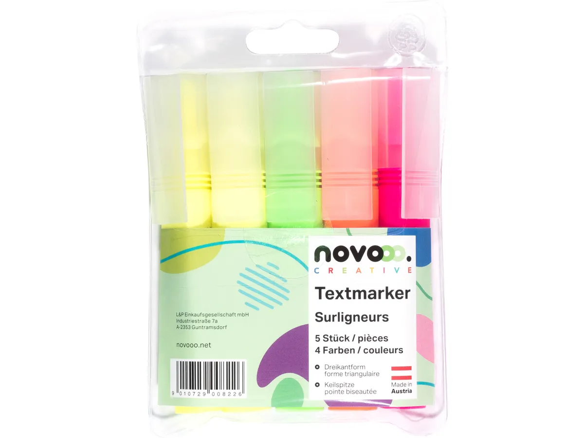 EVIDENZIATORI 1MM PACK DA 5 - NOVOOO