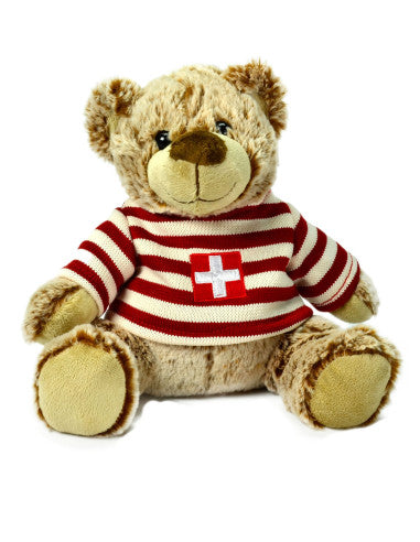 TEDDYBÄR MIT PULOVER 25CM SOUVENIR