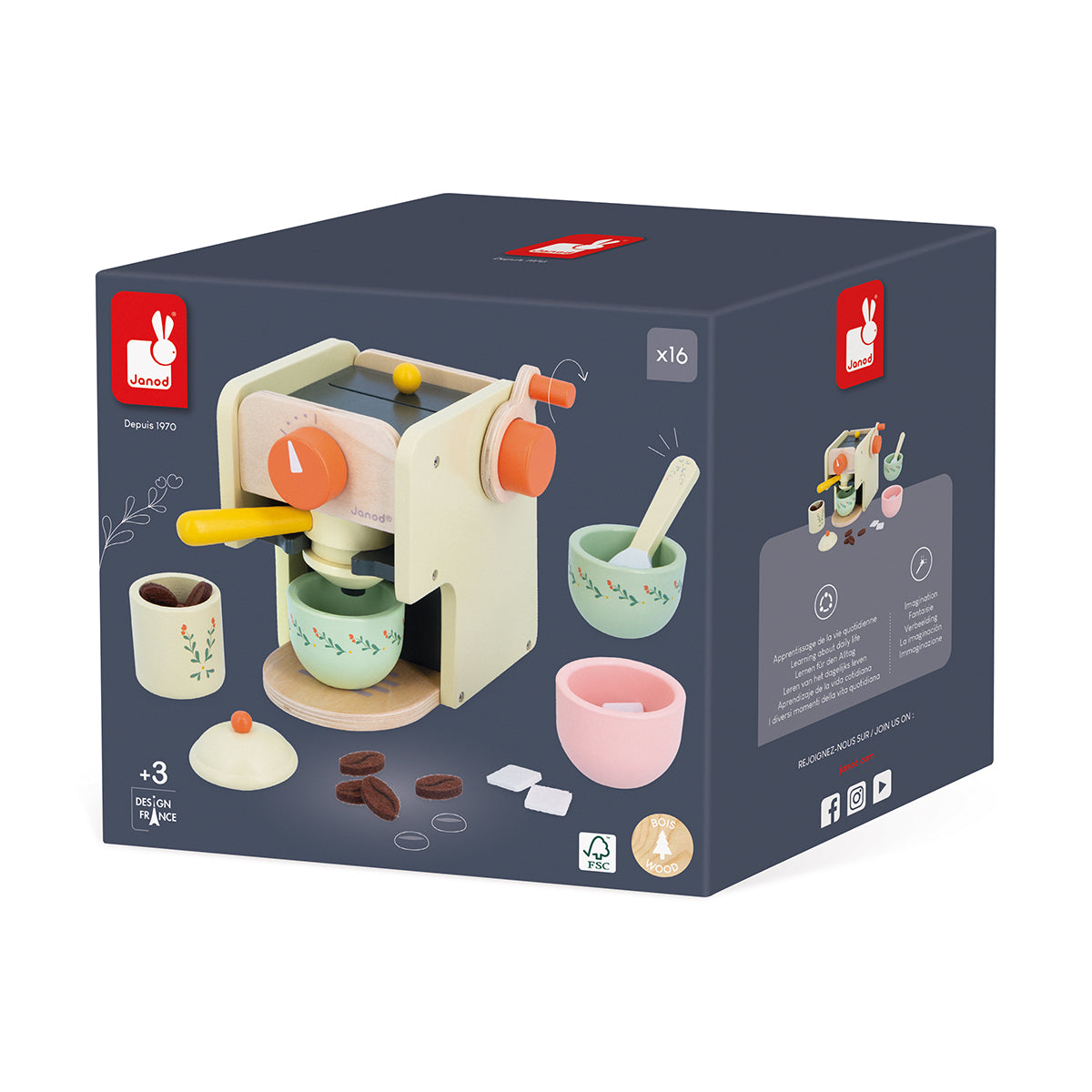 KAFFEEMASCHINE AUS HOLZ – JANOD