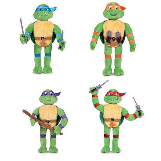 PELUCHES NINJA TURTLES 30CM ASSORTITI - GRANDI GIOCHI