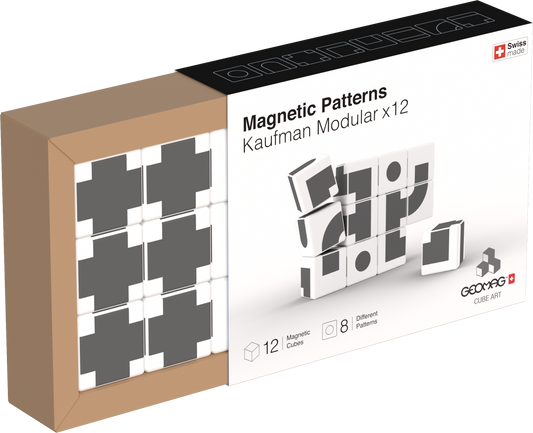 005 CUBE ART KAUFMAN MODULAR 12 - GEOMAGWORLD