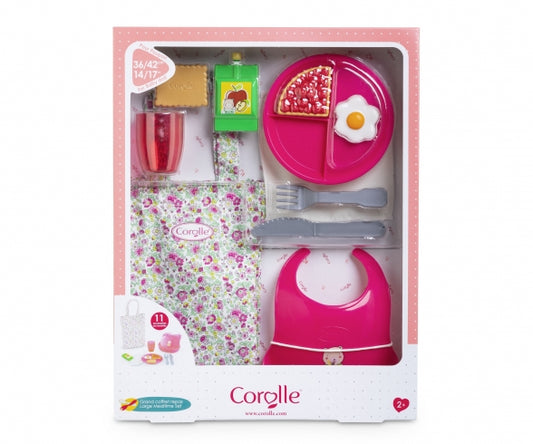PUPPEN-ESSGESCHIRR-SET MIT TASCHE - COROLLE
