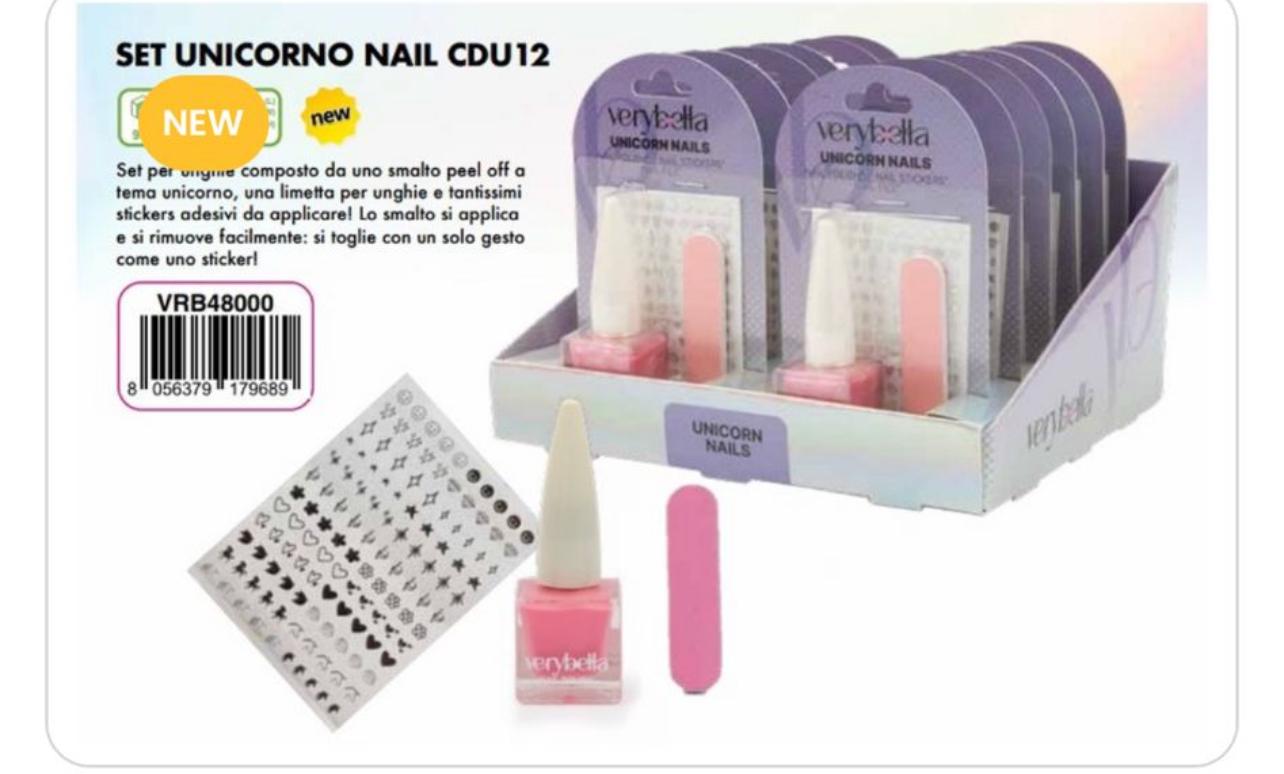 NAIL KIT UNICORN - VERY BELLA