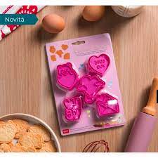 LOT DE 5 DÉCOUPE-BISCUITS "COOKIE TIME!" - LEGAMI