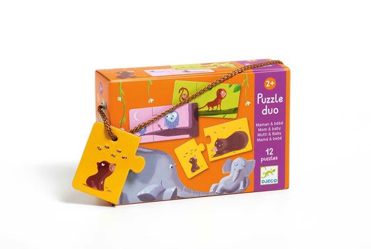 DUO PUZZLE - MUTTER UND KIND - DJECO