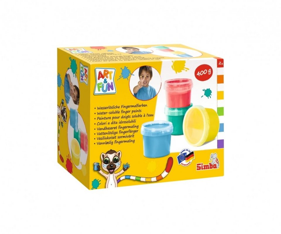 PEINTURE AU DOIGT - 400G - ART&FUN - SIMBA